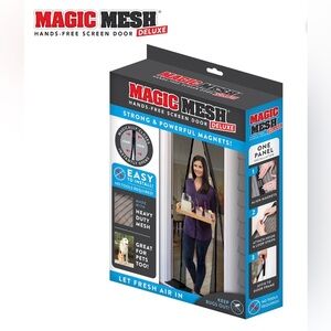 Magic Mesh Deluxe Hands-Free Screen Door